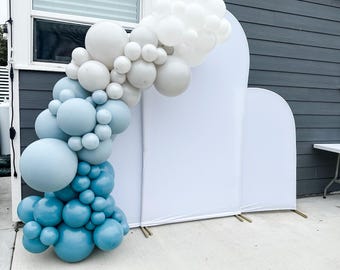 Something Blue Bridal Shower Balloon Garland Kit | Bride to Be Balloon Arch | Blue and White Bridal Shower Decorations | Before I Do