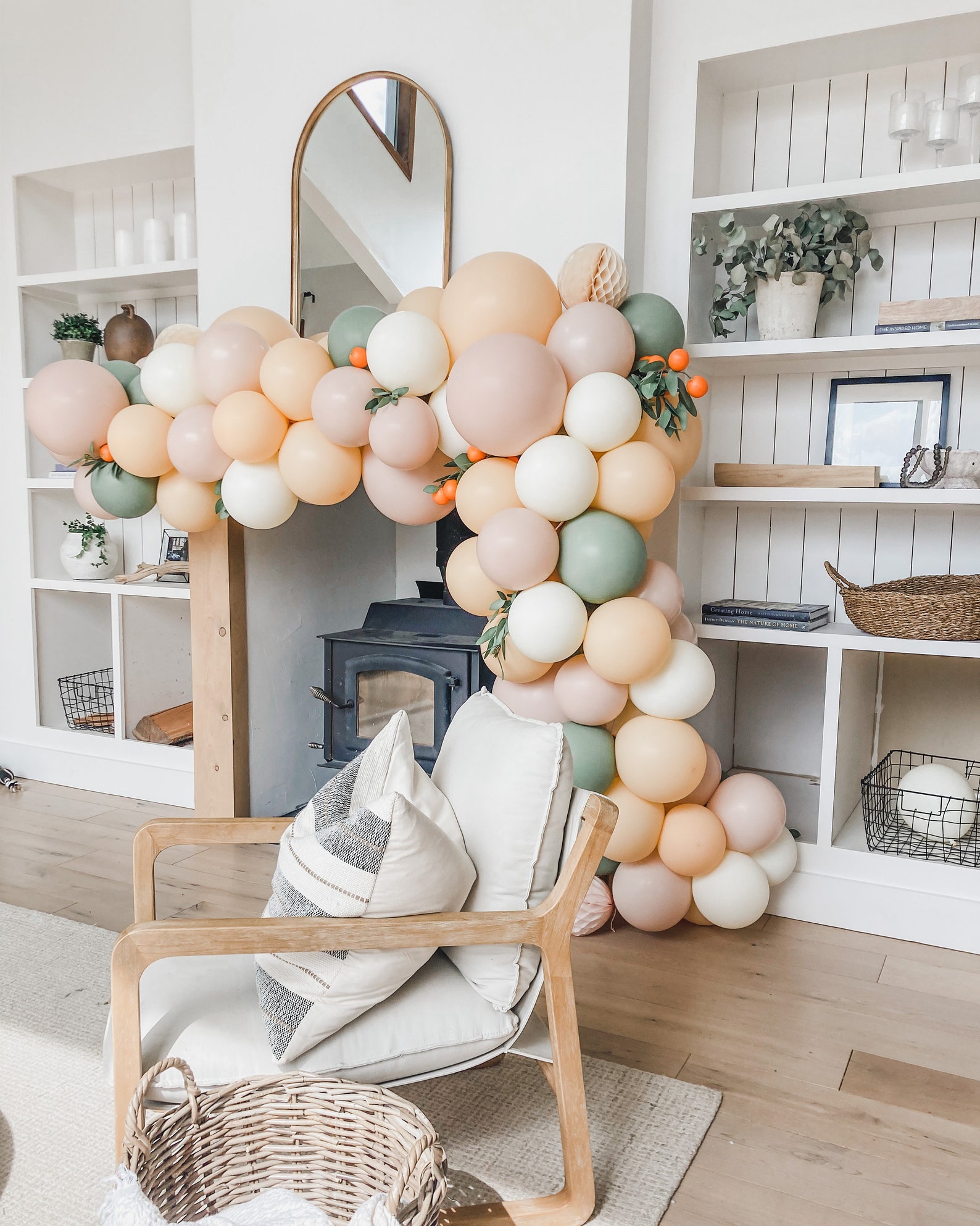 Little Cutie Balloon Garland Neutral Balloon Garland Kit Etsy