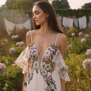 The Pansy Garden Dress - Etsy