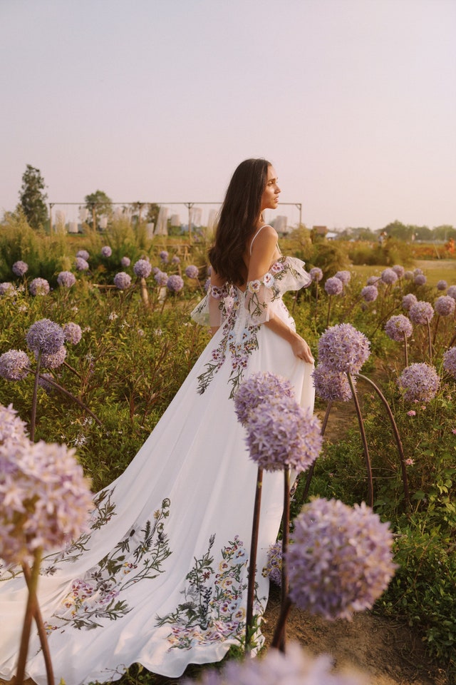 Flora Stephanie Kleid Kleid Blumendruck