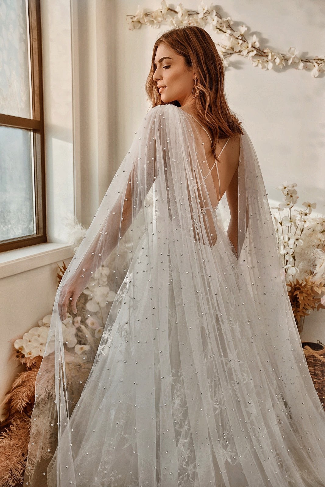 Star Wedding Dress Ivory Star Dress Celestial Wedding Gown Unique Boho  Bridal Dress Open Back Celeste SAMPLE -  Sweden