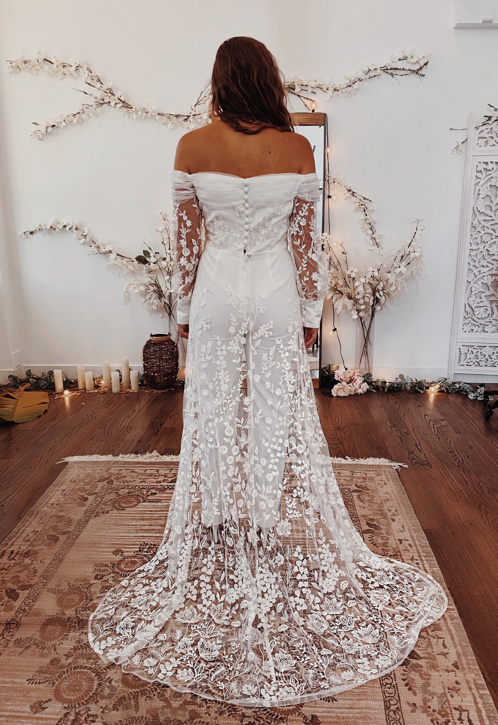 white jumpsuit wedding