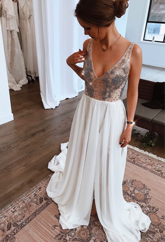 boho lace beach dress