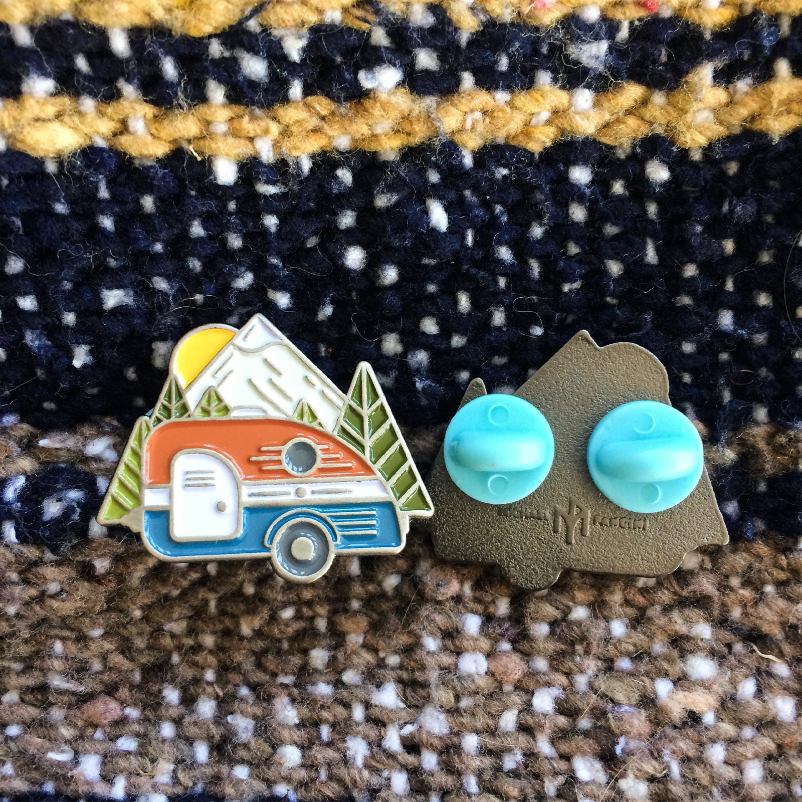 Teardrop Camper Trailer Soft Enamel Pin - Etsy