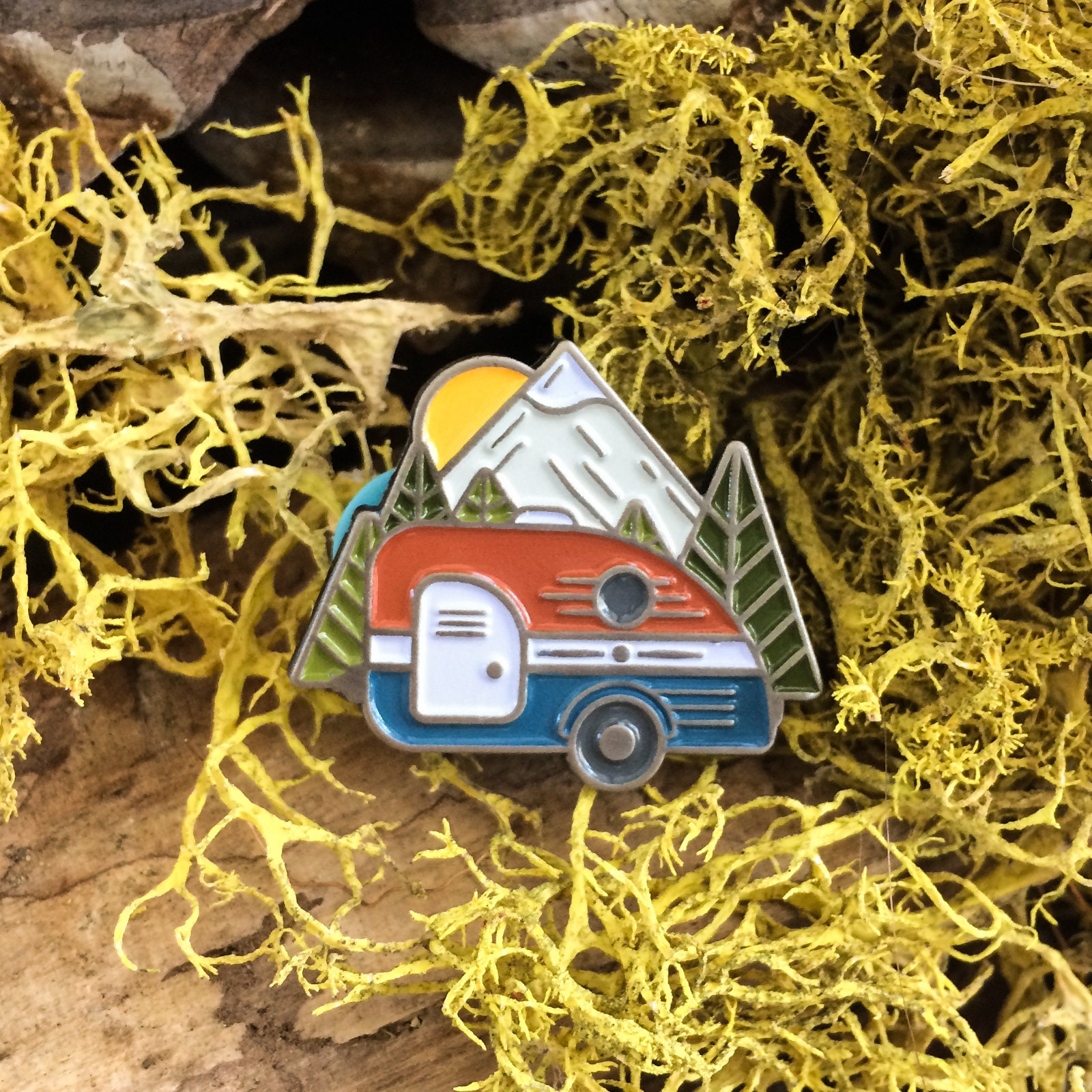 Teardrop Camper Trailer Soft Enamel Pin - Etsy