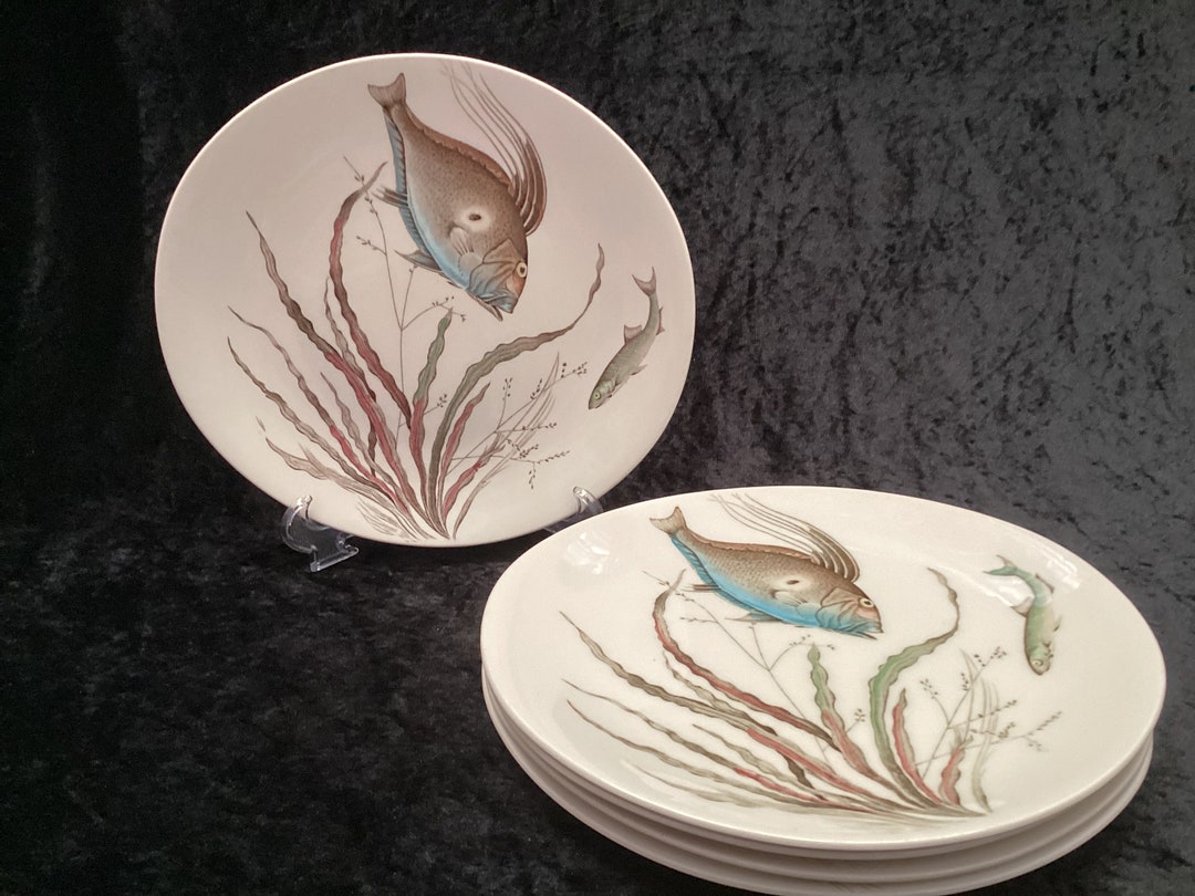 Johnson Bros fish Dinner Plates Five Available 11173 Etsy