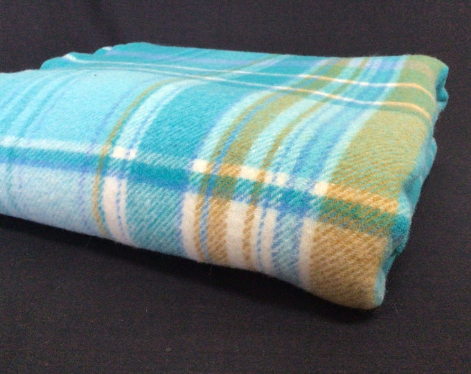 Vintage Australian Wool Blanket Onkaparinga Turquoise & Etsy