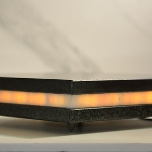 11&quot;x11&quot; Isolation Platform Black Absolute Honed.