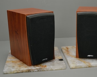 11x11x0.75 Cristallo Quartz Polish, Set of 2  Vibration Control Platform, Speaker Stand , Granite Display