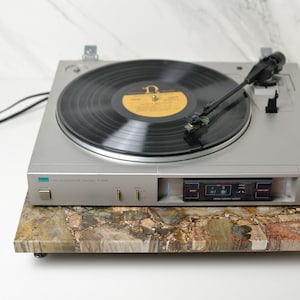 Turntable Platform 17&quot;x18&quot;x0.75&quot; Stone Record Player Platform  Model-1817S