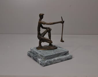 Green Marble Base Sculpture 6x6x1.5 Base Art Display, Sculpture Display,  Green Marble, Modern Platform