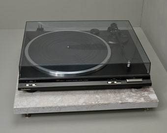 18x18x1.25 Beige Quartz Turntable Stand, Turntable Stand, Turntable Base, Turntable Display,Turnteble Platform