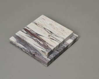 Calacatta Viola Base 6x6x1.5, Base, Art Display, Sculpture Display, Modern Platform