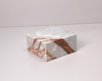 Gray Marble 6Wx6Dx3H Base Sculptures, Base, Art Display, Sculpture Display, Art Base, Figurine Base