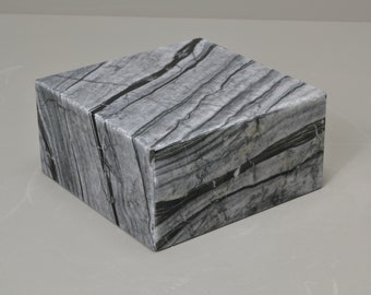 8x8x4 Plinth with Black Veining | Sculpture Pedestal | Honed Stone Stand, Base Sculptures, Base art Display, Sculpture Display, Art Base