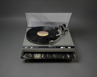 Granite Turntable Isolation Platform 18x18x0.75 with Spikes, Record Player Stand, Audio Equipment Base