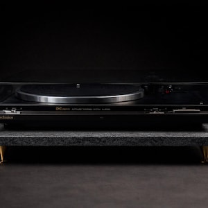 DizzyStone Audio Series Jet Mist Granite Turntable Isolation Platform 18x18x0.75