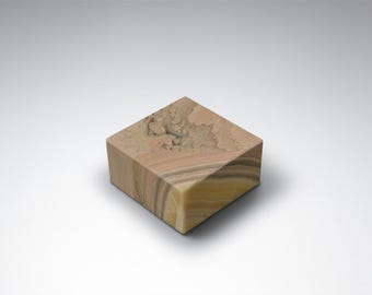 Natural Onyx Display Base – Stone Sculpture Plinth for Decor (6x6x3)