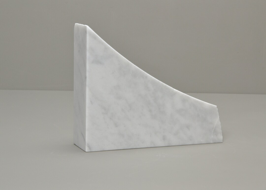 7x6x2 White Carrar Live Edge Base Sculptures, Base Art Display