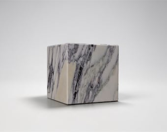 Marble Cube Display Base for Sculpture & Decor (6x6x6) DizzyStone Architectural Series
