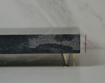 Jet Mist Granite Speaker Stand: Vibration Isolation Platform