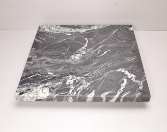 18x18x1.25 Black Stone Vibration Isolation Platform, Turntable Stand, Turntable Base, Turntable Display, Turntable Platform