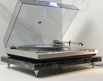 Volga Blue 18x18x1.25 Granite Turntable Isolation Platform, Vibration Control Stand, Audiophile Base