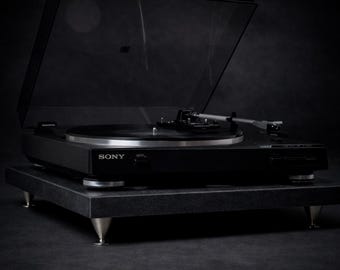 DizzyStone Audio Series  Black Absolute Granite Turntable Platform 18x18x1.25