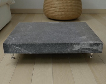 Granite Jet Mist Isolation Platform: Receiver Base, Turntable Display (17.5 x14.25 x2)
