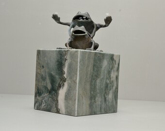 Green Marble 6Wx6Dx6H Green Sculptures, Base art Display, Sculpture Display, Art Base, Figurine Base