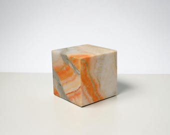 Natural Onyx Art Base – Architectural Series A | 6x6 Stone Sculpture Pedestal | Handmade Display Plinth | DizzyStone