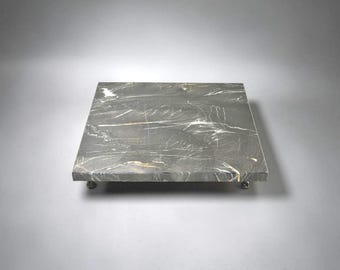 Granite Turntable Isolation Platform 18x16x1.25 w/ Spikes,Audiophile Amp Base, High Mass Audio Stand