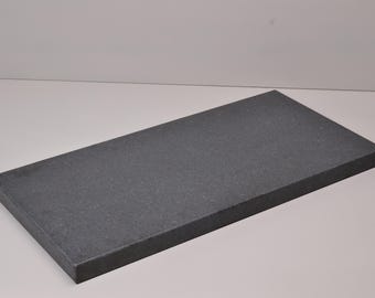 Black Granite Base 21.5x10.5x1.25 Art Display, Sculpture Display, Black Sculptures Base, Black Absolute Honed