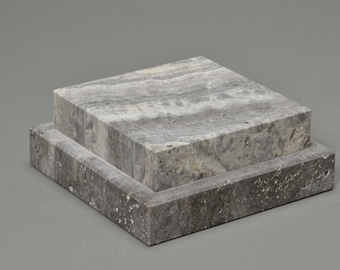 Travertine Base Sculptures,6x6x2.5 Base art Display, Sculpture Dislpay, Modern Platform