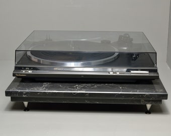 Brown Turntable Stand, 18x18x1.5 Turntable Table , Brown Caesarstone Turntable Base, Turntable Shelf, Music Box Table, Turntable Display