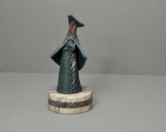 Round Brown Travertine Base Sculptures 5.75x2.25 Base art Display, Sculpture Dislpay, Travetine Base, Modern Platform