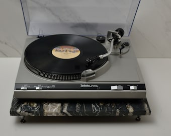 Black Granite Turntable Isolation Platform, Audiophile Vibration Dampening Stand