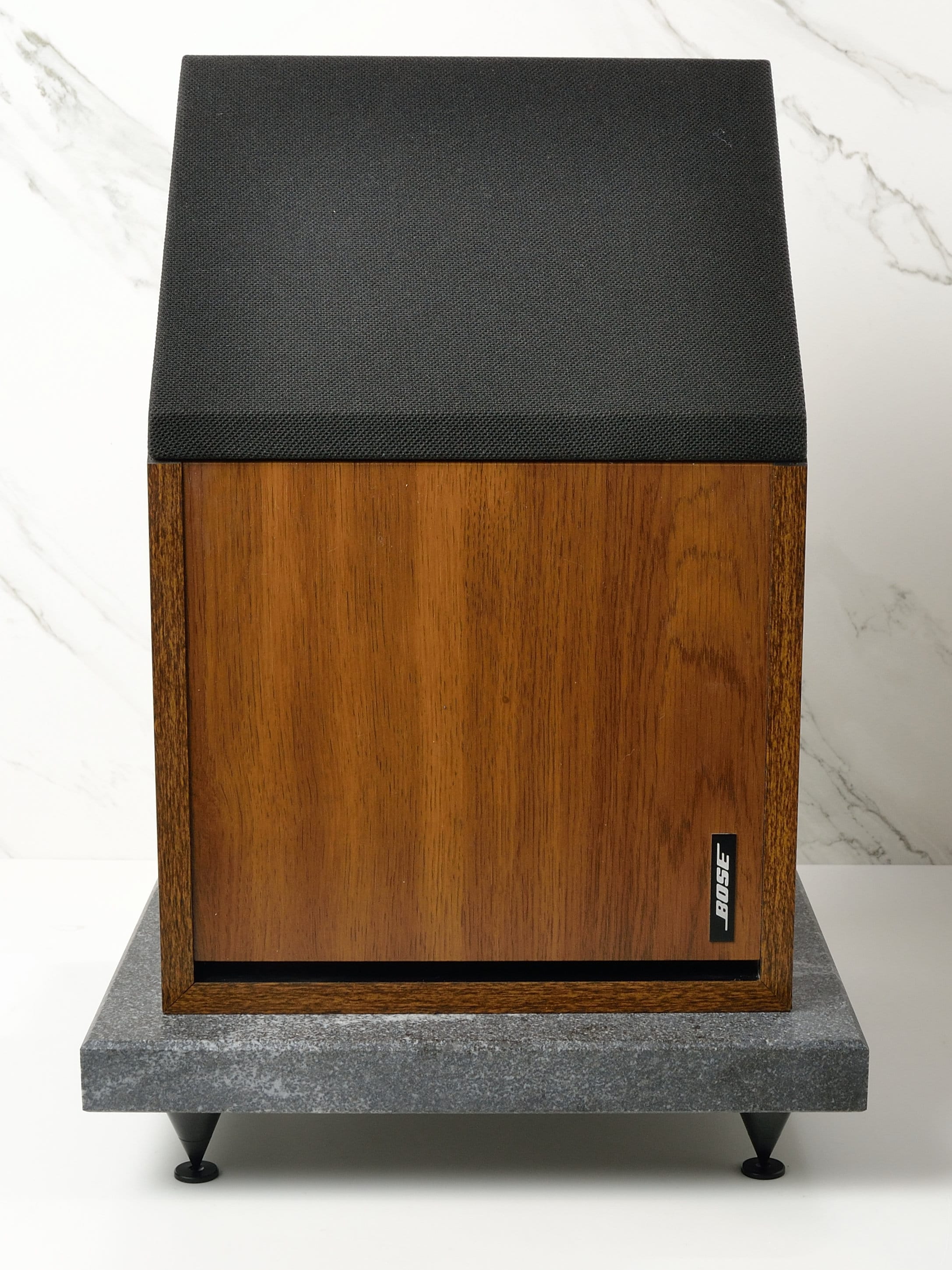 12x12x1.25 Speaker Granite Stand, Jet Mist Granite Platform, Speaker