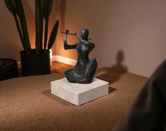 Honed Limestone Sculpture Base: Modern Art Display Platform, 6x6x2