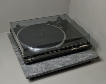 18x18x0.75 Granite Jet Mist Vibration Control Isolation Granite Platform, Turntable Platform, Receiver Plinth, Black Absolute Platform