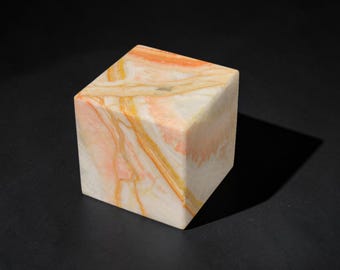 Natural Onyx Art Base – Architectural Series A | 6x6 Stone Sculpture Pedestal | Handmade Display Plinth | DizzyStone