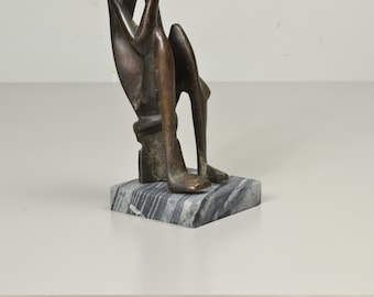 One Black and Gray Marble Base, 3x3x0.75 Base Art Display, Sculpture Dislpay, Black Marble, Modern Platform