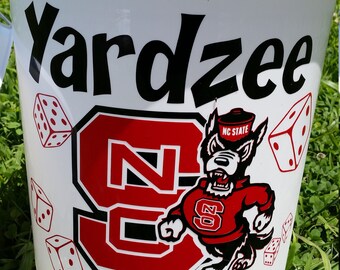 Personalized Sport Logo Yardzee Bucket Only