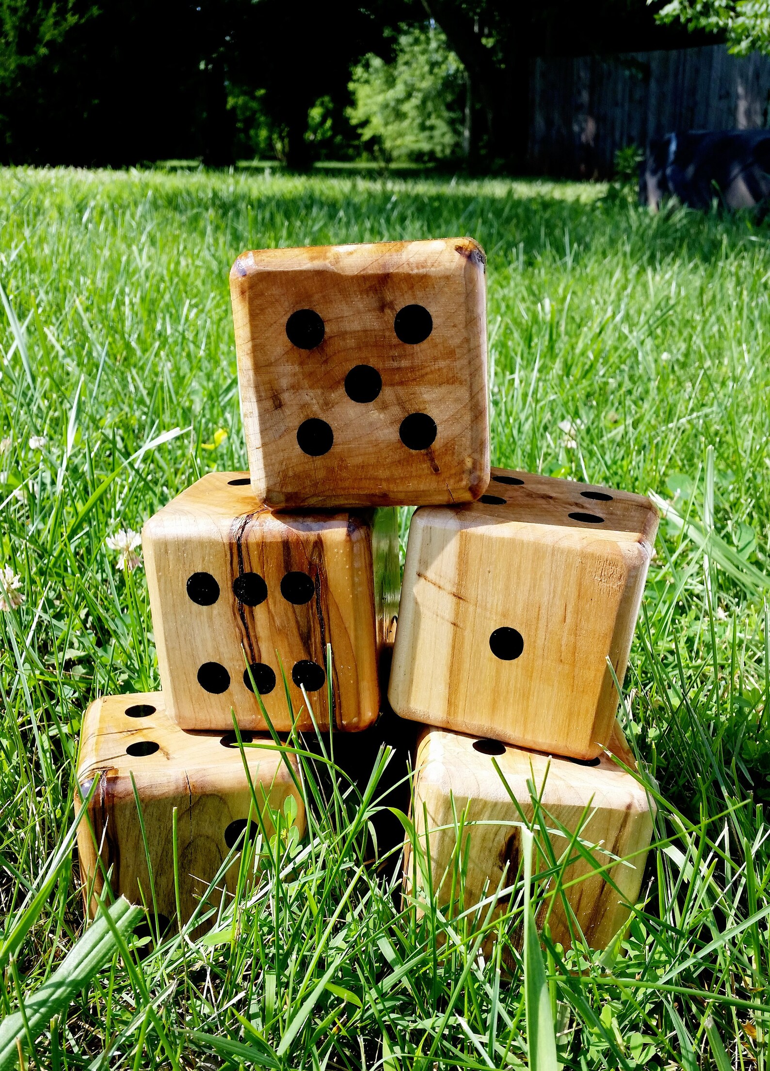 DICE ONLY Yardzee Farkle Lawn Dice Yard Game Yard Dice Etsy