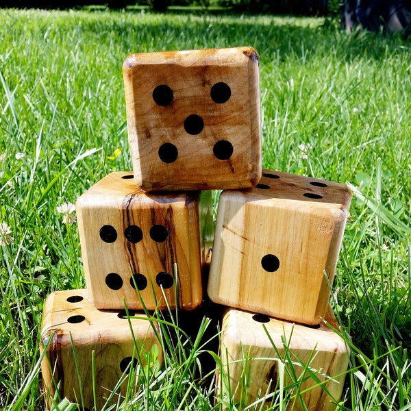 DÉS SEULEMENT! Yardzee, Farkle, Lawn Dice, Yard Game, Yard dices, Lawn Game, Wedding Reception Game, Outdoor Wedding, family game, outdoor game,