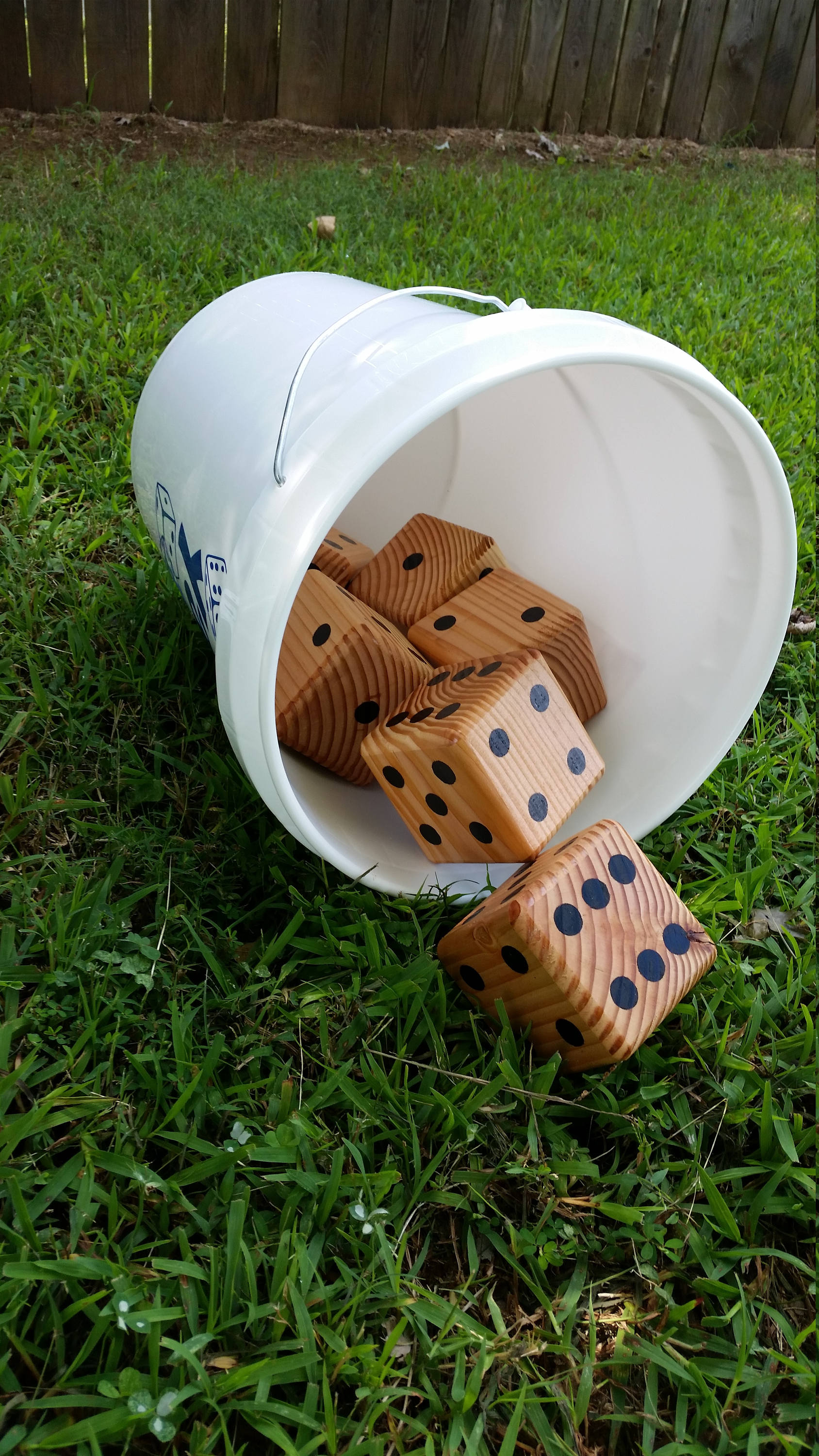 Yardzee Farkle Lawn Dice Yard Game Yard Dice Lawn Game Etsy Canada