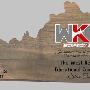 WKEC Appreciation sign