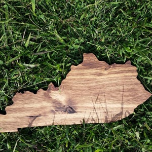 Kentucky wood cutout sign, Kentucky map, Rustic Kentucky state sign.  Kentucky sign, University of Kentucky.