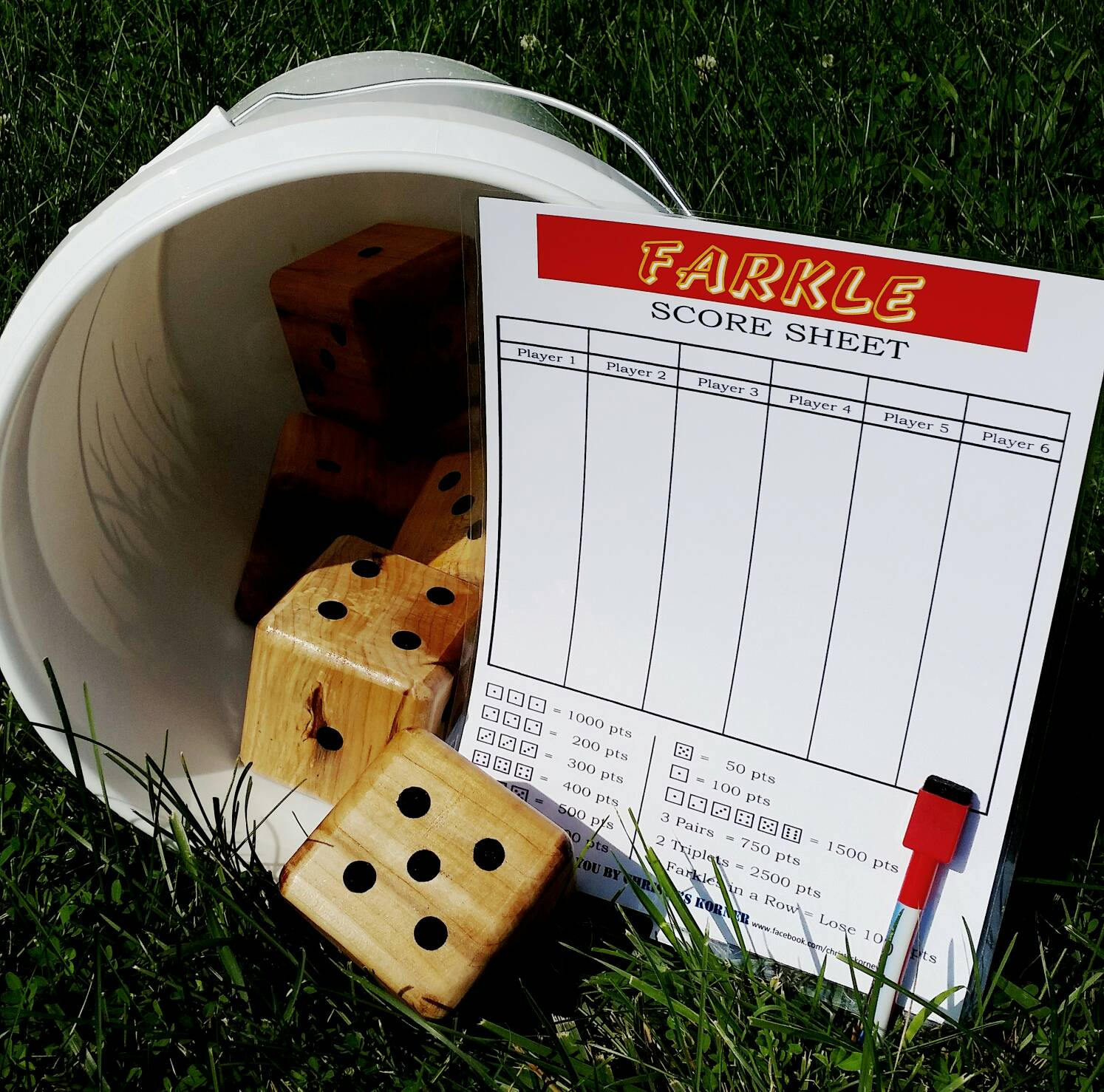 Extra Yardzee Score Cards Extra Farkle Score Cards Dry Erase | Etsy