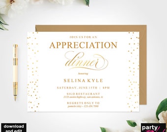 appreciation invite etsy